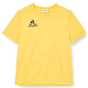 Le Coq Sportif Nr. 1 shirt voor kinderen, MC T-shirt voor jongens, geel (origineel geel)
