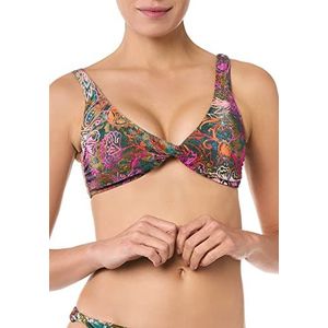 Goldenpoint Dames bikini met beha met Crocio Serie Souk, Meerkleurig