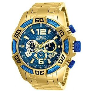 Invicta Pro Diver Scuba 25852 Herenhorloge, 50 mm, Goud, Horloge