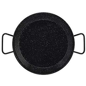 Metaltex - Paella-pan, inductie, geëmailleerd staal, 6 porties (34 cm)