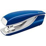 Leitz nietmachine, capaciteit van 30 vellen, blauw, ergonomische metalen behuizing, incl. nietjes, NeXXt-serie, 55020035