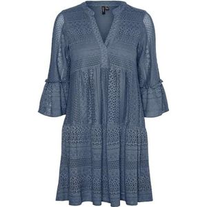 VERO MODA Haut pour femme, Bleu Chine., S