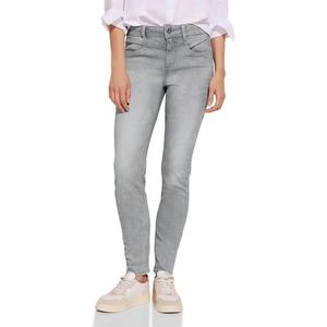 STREET ONE A377260 dames slim jeans top lichtgrijs willekeurige wassing 31W/30L lichtgrijs willekeurig 31W 30L, Lichtgrijs willekeurig