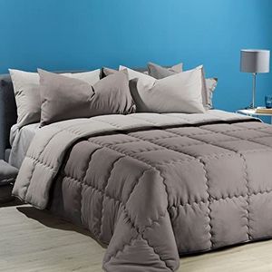 Caleffi - Modern dekbed voor tweepersoonsbed, grijs