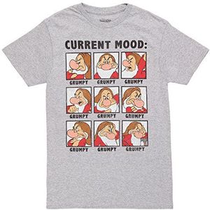 Fifth Sun Current Mood Grumpy T-shirt, Athletic Heather, S, Athletic gemêleerd