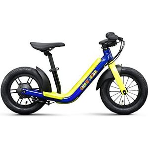 VR46 Motorfiets, uniseks, kinderfiets, blauw en geel, Eén maat