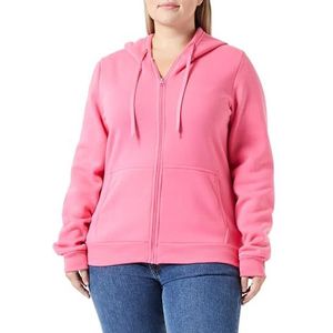 Hoona Sweat à capuche zippé élégant en polyester pour femme Rose Taille XL, rose, XL