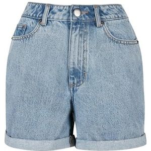 Urban Classics Boyfriend High Waist Jeans Shorts met 5 zakken in 2 kleuren, maten 26-34, lichtblauw, 27, lichtblauw wash