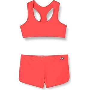 HAUTE PRESSION Tweedelige meisjes, UNI 907, C05, T4A, neonkoraal, 4-14 jaar, Neon koraal.
