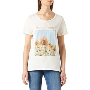 Cream crnicoline dames t-shirt, eggnog