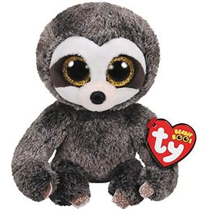 Ty, TY36215, Beanie Boo's Knuffel Dangler de luiaard, 15 cm