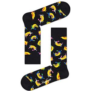 Happy Socks Hot Dog Uniseks sokken voor volwassenen, Meerkleurig