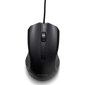 NILOX USB-muis met kabel, zwart merk