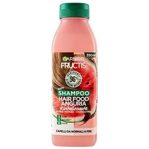 Garnier Fructis Hair Food watermeloen, revitaliserend, shampoo voor fijn haar, 96% ingrediënten van natuurlijke oorsprong, zonder siliconen