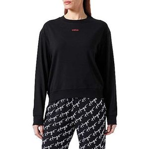 HUGO Shuffle Lounge dames sweatshirt, Zwart 1