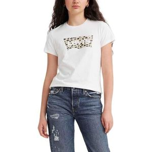 Levi's The Perfect T-shirt voor dames, Bw Leopard Cloud Dan