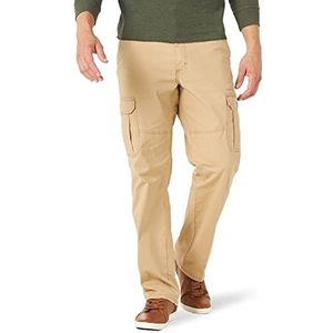 Wrangler Authentics Travertin Ripstop heren cargobroek stretch 38W 32L, Travertijn Ripstop