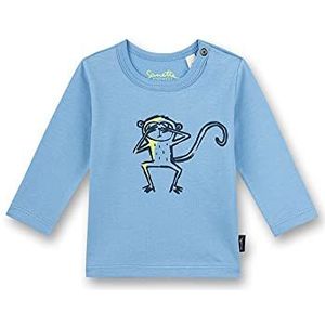 Sanetta Baby jongen T-shirt blauw hemelsblauw, 56, Hemelsblauw