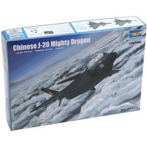 Trumpeter 03923 Chinese modelbouwset J-20 Mighty Dragon