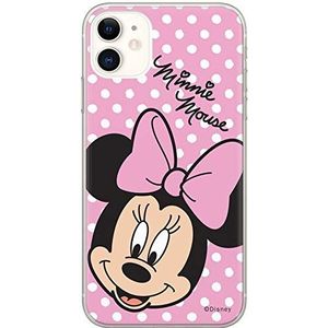Originele Disney Minnie en Mickey Mouse hoes voor iPhone 11, TPU kunststof hoes beschermhoes bescherming tegen stoten en krassen