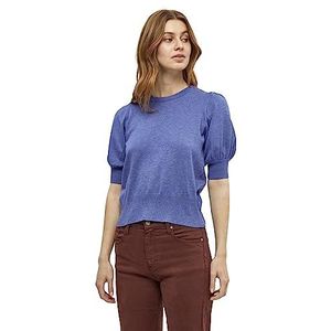 Minus Liva Pull en tricot à manches mi-longues et col rond pour femme, 7330m Iris Bloom Purple Melange, XXL