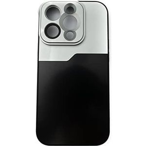 SYSTEM-S CPL Filter Circular Polarizer Lens met beschermhoes voor iPhone 14 Pro, zwart