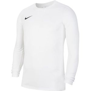 NIKE M Nk Dry Park VII JSY Ls T-shirt voor heren, Wit Zwart, XL