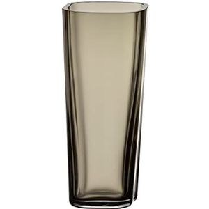 Iitala 1066194 Alvar Aalto collectie vaas van mondgeblazen glas, 18 x 7,4 cm, rookgrijs
