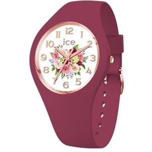 Ice-Watch - ICE Flower Anemone bouquet - Rood dameshorloge met siliconen band - 021736 (Small), Rood, Modern