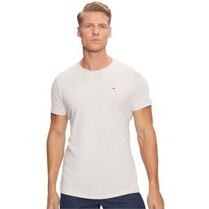 Tommy Jeans Hauts en tricot S/S pour homme, Gris (gris argenté Htr), 6XL Grande taille