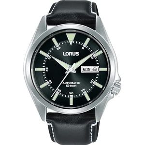 Lorus Automatisch horloge RL423BX9, zwart, bandjes, zwart., Riemen