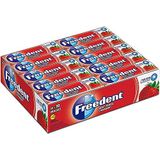 FREEDENT - Kauwgom met aardbeien, zonder suiker - 30 verpakkingen met 10 dragees - 420 g