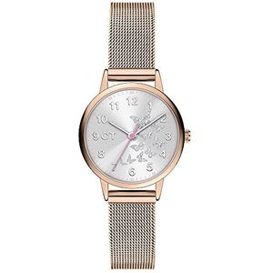 Cool Time Horloge voor meisjes en kinderen, Rozengoud., Modern