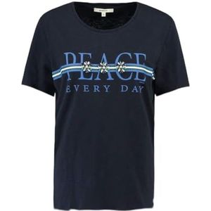 Garcia dames t-shirt, blauw (Dark Moon 292)