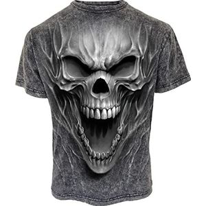 Spiral - Beast Within - T-shirt Acid Wash, zwart.