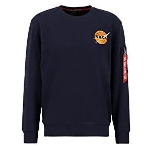 ALPHA INDUSTRIES NASA Davinci Pull pour homme, 07-Ref Bleu, XS