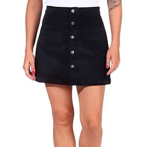 ONLY Onlamazing Hw Cord Skirt Pnt Noos minirok voor dames, Zwart