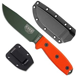 ESEE Model 4 mes, uniseks, volwassenen, oranje