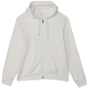 Amazon Essentials Heren fleece hoodie, doorlopende ritssluiting, warm wit, XS