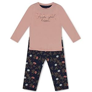 Charlie Choe Pajamas pyjama voor meisjes, Roze + Aop + Indigo