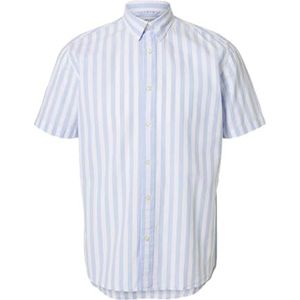 Slhreg-Sun T-shirt Ss Noos, Bleu ciel, XL