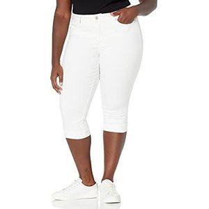 NYDJ Jean Petite Marilyn Crop Cuff pour femme, Blanc optique., 40 petite