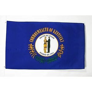 AZ FLAG Kentucky Vlag 90 x 150 cm – Vlag van de Amerikaanse staat Kentucky 90 x 150 cm – lichtgewicht polyester banner, 0,9 x 1,5 m