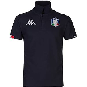 Kappa 6% Abiang 3f Fisi poloshirt voor volwassenen, uniseks