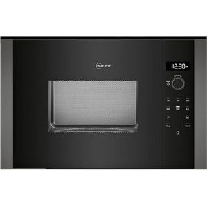 NEFF, HLAWD23G0 N 50 Four à micro-ondes encastrable sans barbecue, programmes automatiques, auto-nettoyage Easy Clean, utilisation facile grâce au bouton rotatif et à l'écran LED Plus, idéal pour