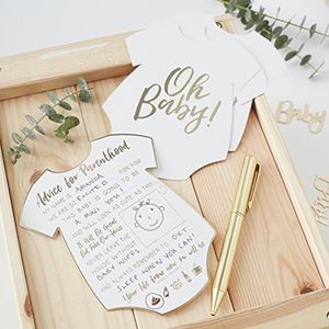 Ginger Ray Gold Foiled Baby Shower Advies voor de ouders Kaarten 10 Pack