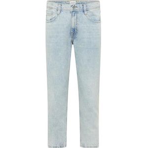 MUSTANG Jean cropped style Denver Tapered pour homme, Bleu clair 112, 34W / 30L