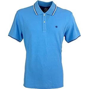 Champion Legacy Poloshirt Gallery Light Cotton Piqué C-Logo, heren, hemelsblauw, S, Hemelsblauw