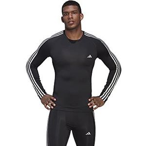 adidas Techfit 3-Stripes Training Lange Mouwen Top T-shirt (Long Sleeve) voor heren