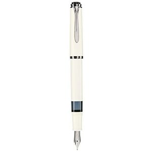 Pelikan Elegance Souverein vulpen, M205, fijne veer, kleur: wit veer